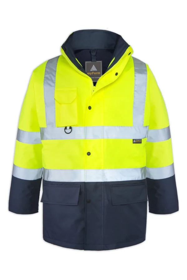 HI-VIS 5 IN 1 JACKET OLYMPUS MAX-BREATHANE HI-VIS TWO-TONE