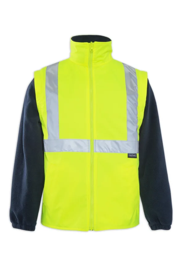 HI-VIS 5 IN 1 JACKET OLYMPUS MAX-BREATHANE HI-VIS TWO-TONE — görsel 3